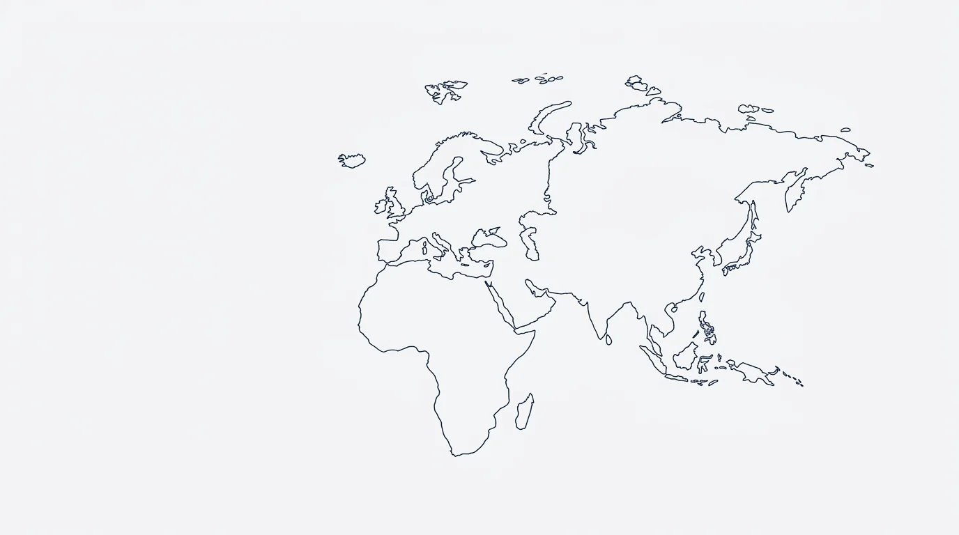 Map of the regions Axiom supplies across Africa and Asia